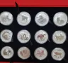 1 OZ Лунар II -Пълен Сет Австралийски Лунари +Ориг. кутия, снимка 6