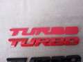 Метални самозалепващи емблеми Турбо Turbo в три цвята за кола автомобил джип ван , снимка 5