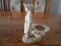 Порцеланова фигура с позлата, снимка 4