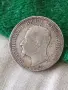 Българска сребърна монета 1 лев 1891 година Фердинанд първи 37424, снимка 6
