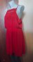 Червена нова рокля, голям размер🌸🌹👗XL🌸🌹👗  арт.099, снимка 1