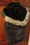 SISTER'S POINT Оригинал Нова Дамска Зимна Грейка с Качулка с Пух XS , снимка 7