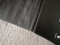 Черен кожен корсет за талия с халки , снимка 9