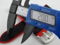 СИЛИКОНОВА КАИШКА ЧЕРНА С ЧЕРВЕНО- 20мм + ПОДАРЪК, снимка 6