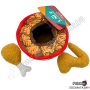 Плюшена Играчка за Куче - със Звук - 3in1 - Cuddly Toys Fried Chicken Set - Pet Interest