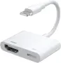 Apple MFi Сертифициран Lightning към HDMI Адаптер (1080P HD) за iPhone/iPad – Преходник за Телевизор, снимка 1