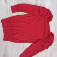  Червена блуза тънко плетиво H&M, снимка 5 - Блузи с дълъг ръкав и пуловери - 34154774