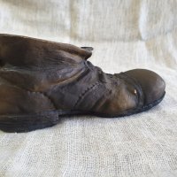Старинна красива пластика на стара обувка, снимка 2 - Статуетки - 41763644