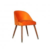 Трапезен стол, Arancia, Оранжев, снимка 1 - Столове - 39333949