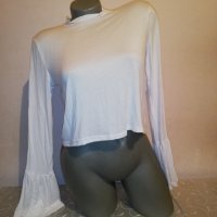 Бяла блуза Boohoo р-р М, нова с етикет , снимка 3 - Корсети, бюстиета, топове - 36016510