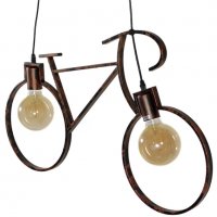 Уникален полилей "Велосипед", снимка 1 - Лампи за таван - 34729318