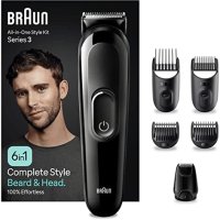 Нов Braun комплект 6 в 1 за оформяне на брада лице/ Мъже Бръснене, снимка 1 - Друга електроника - 41442026