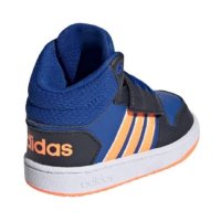 НАМАЛЕНИЕ!!!Бебешки спортни обувки ADIDAS Hoops Сини с оранжеви ленти, снимка 3 - Бебешки обувки - 34439181
