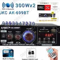 Аудио усилвател, BLUETOOTH,FM, USB,MP3,SD модел UKC-AK-699BT 2X300W, снимка 1 - Караоке - 39441342