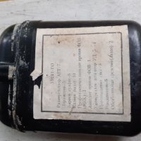 Стара бакелитена кутия от военна аптечка черна, снимка 3 - Антикварни и старинни предмети - 40633078