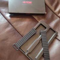 Hitzee 22mm. силиконова каишка за Smart Watch черна НОВА, снимка 1 - Каишки за часовници - 41743962