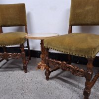два броя столове с дърворезба , снимка 5 - Столове - 44261635