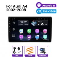 Мултимедия, Двоен дин, за Audi A4, Андроид, 2 Дин, за автомобил, Ауди А4, навигация, Android, Audi , снимка 7 - Аксесоари и консумативи - 34014725