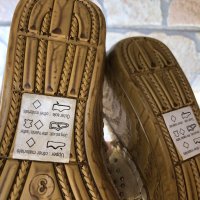 Нови чехли естествена кожа и мемори пяна Comfy Shoes, снимка 5 - Чехли - 41375164