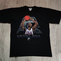 NBA XL Grant Hill Мъжка памучна тениска в отлично състояние, снимка 2 - Тениски - 40722084