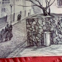 Ангел Ботев картина суха игла , снимка 5 - Картини - 41359900