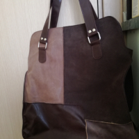 Нова дамска чанта от естествена кожа, снимка 5 - Чанти - 36169202