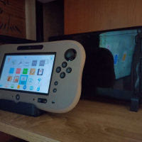 Nintendo Wii U хакната с външен хард диск 500 GB и много аксесоари, снимка 3 - Nintendo конзоли - 44841383