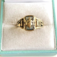 Колекция от американски златни пръстени , снимка 14 - Пръстени - 44773901