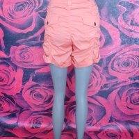 Оранжеви леко набрани къси панталони ХЛ, снимка 2 - Къси панталони и бермуди - 41918523