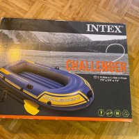 лодкa надуваемa  INTEX Challenger 2  к-т с помпа и гребла риболов, снимка 15 - Водни спортове - 40500513