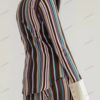 Дамска елегантна цветна риза с дълъг ръкав, 3цвята - 023, снимка 4 - Ризи - 42359122