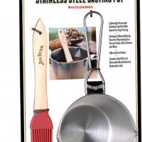 Jim Beam комплект касерола и силиконова четка за барбекю, снимка 3 - Барбекюта - 39608623