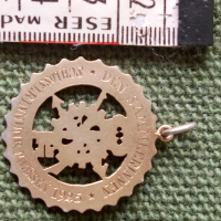 Немски сребърен медал. 1925г., снимка 3 - Антикварни и старинни предмети - 44527469