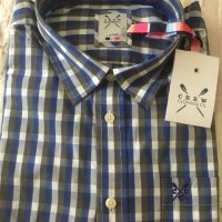 Мъжка риза, нова, размер L Crew Clothing , снимка 3 - Ризи - 41456631
