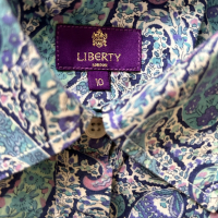 Сако в наситен син цвят H&M & дамска вталена риза Liberty London , снимка 7 - Сака - 44808829