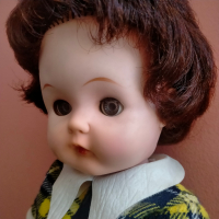 Стара оригинална кукла MMM-Puppe Germany 1960 38 см, снимка 7 - Колекции - 44928314