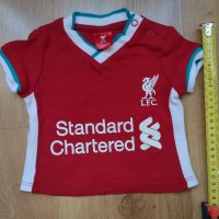 Liverpool - комплект футболно боди и футболни бебешки тениски на Ливърпул , снимка 7 - Бодита за бебе - 41946497