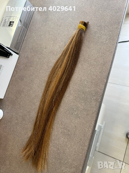Натурална руса коса, 44 см, снимка 1