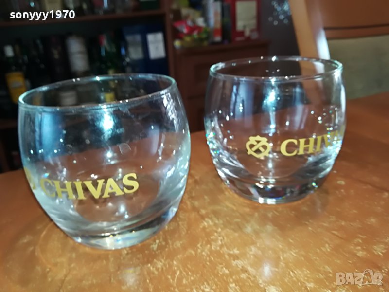 chivas regal 2бр чаши за уиски 3012221240, снимка 1