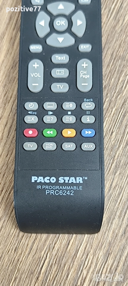 Ново програмируемо дистанционно Paco Star PRC6242, снимка 1