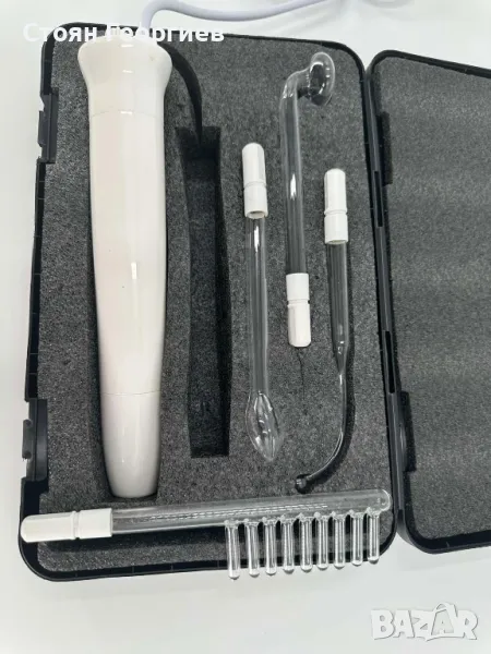 Високочестотен уред за лице с 6 неонови и аргонови пръчици Укрепва кожата, снимка 1