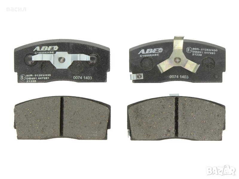 Комплект спирачни накладки  Daihatsu CHARADE 86-96  WVA21338  FDB718, снимка 1