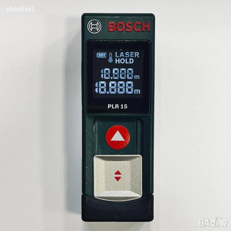 Лазерна ролетка Bosch PLR 15, снимка 1