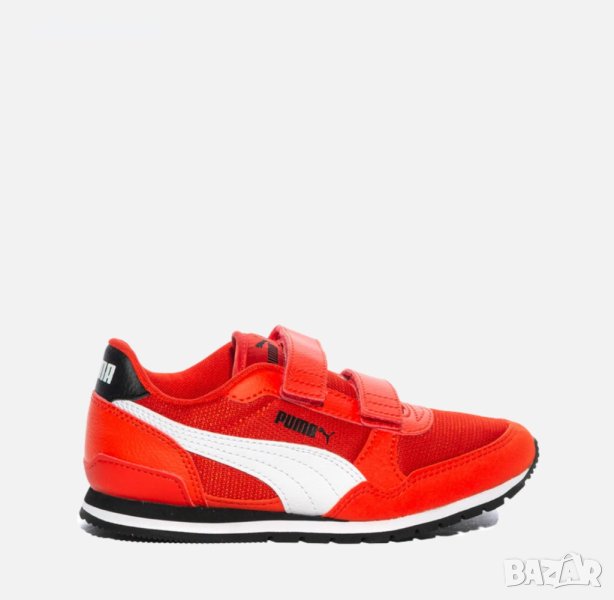 НАМАЛЕНИЕ!!! Детски - бебешки маратонки Puma St Runner V3 Mesh V Red/White 385512 17, снимка 1