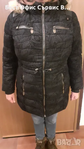 яке дамско зимно черно Короши Дизайн Испания, снимка 1