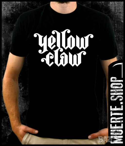Тениска с щампа YELLOW CLAW, снимка 1