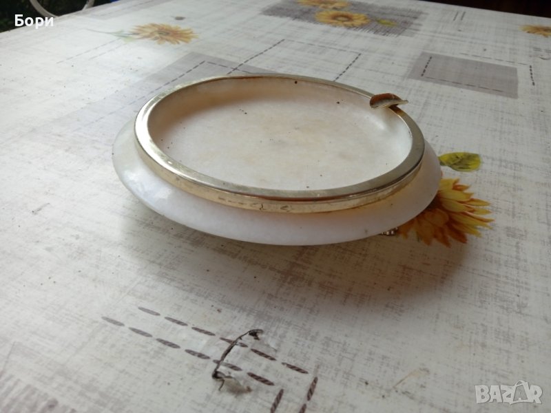 Мраморен пепелник, снимка 1