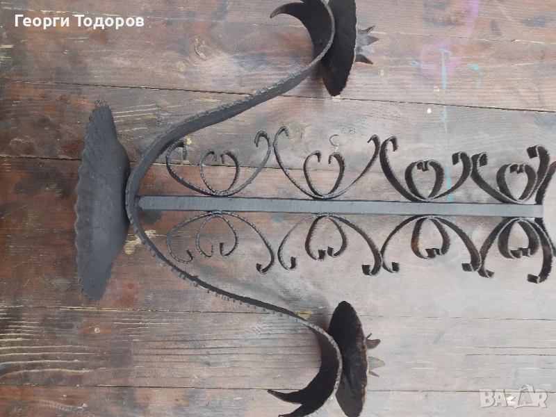 метален свещник , снимка 1