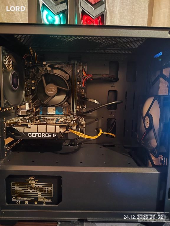 Геймърски i3 9100f, GTX 1650 4GB, RAM 16GB DDR4, SSD 240GB, снимка 1