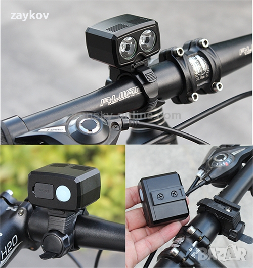 Y15 2 x CREE XPG2 500LM USB зареждане LED предна лампа за велосипедни фарове , снимка 1